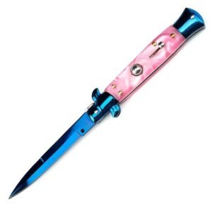 Pink Handle Stiletto Knife product image