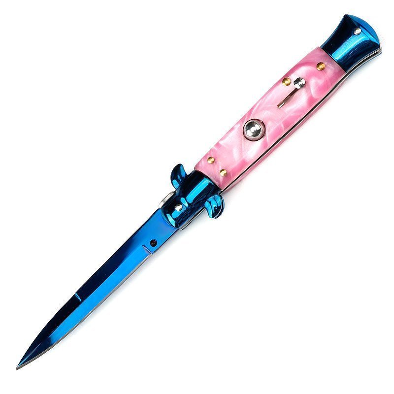 Pink Handle Stiletto Knife product image