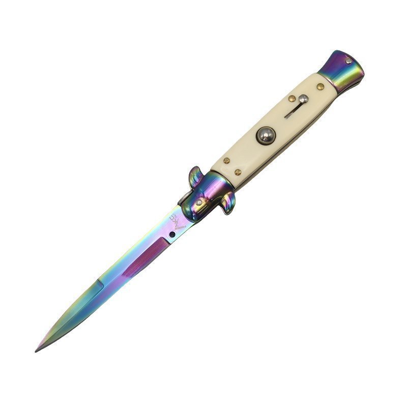 8.75 Inch Italian Stiletto Knife - Collector Finish 49 product image