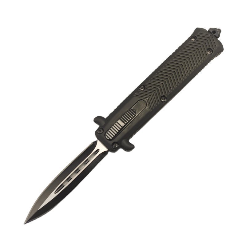 4.15 Inch Italian Stiletto Knife - Black Finish product image