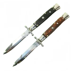 Italian Stiletto Knife - Horn Look Finish product image
