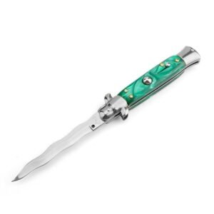 8.75 Inch Italian Stiletto Knife - Collector Finish 56 Kris Blade product image