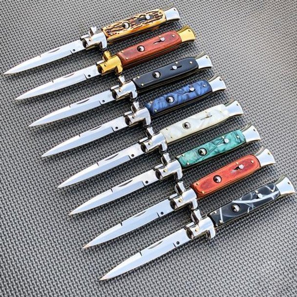 Italian Stiletto Knife - Collector Finish 65 product image
