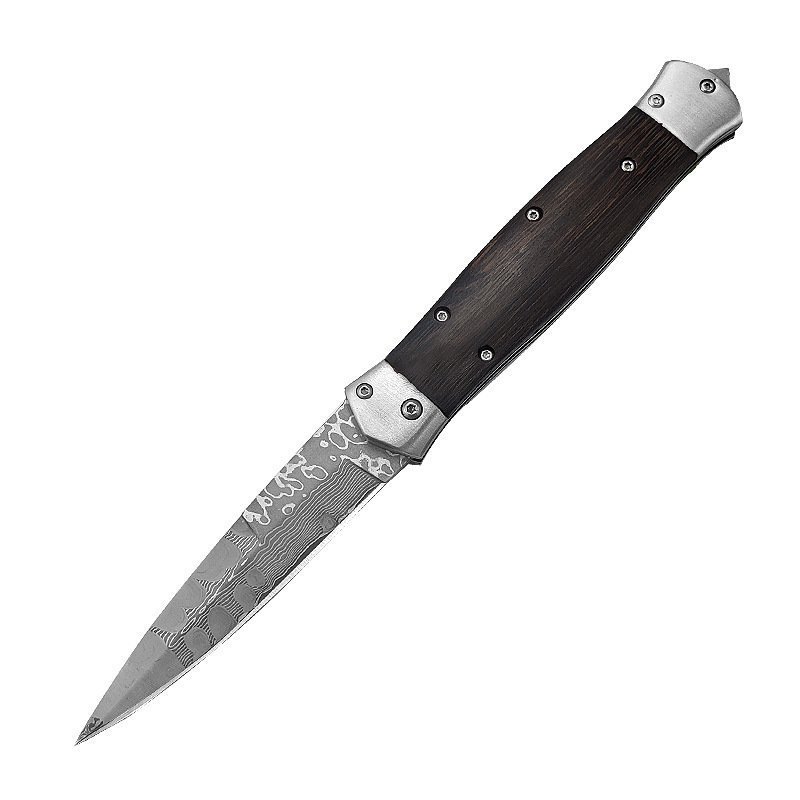 Italian Stiletto Knife - Damascus Look Finish Series 2 product image