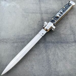 13 Inch Italian Stiletto Switchblade Knife – Automatic