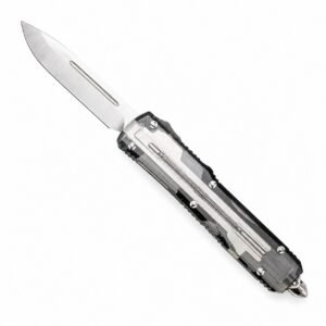 Clear Handle OTF Knife – Transparent Body