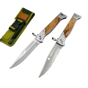 AK47 bayonet spring knife with clip-on back clip (large)