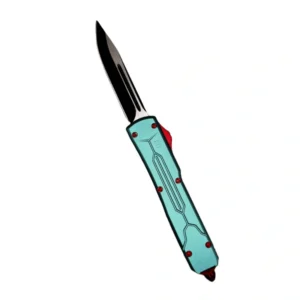 Dual Tone Aluminum Handle OTF Automatic Knife