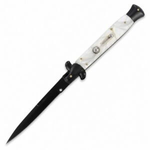 Italian Stiletto Knife – Push Button Switchblade