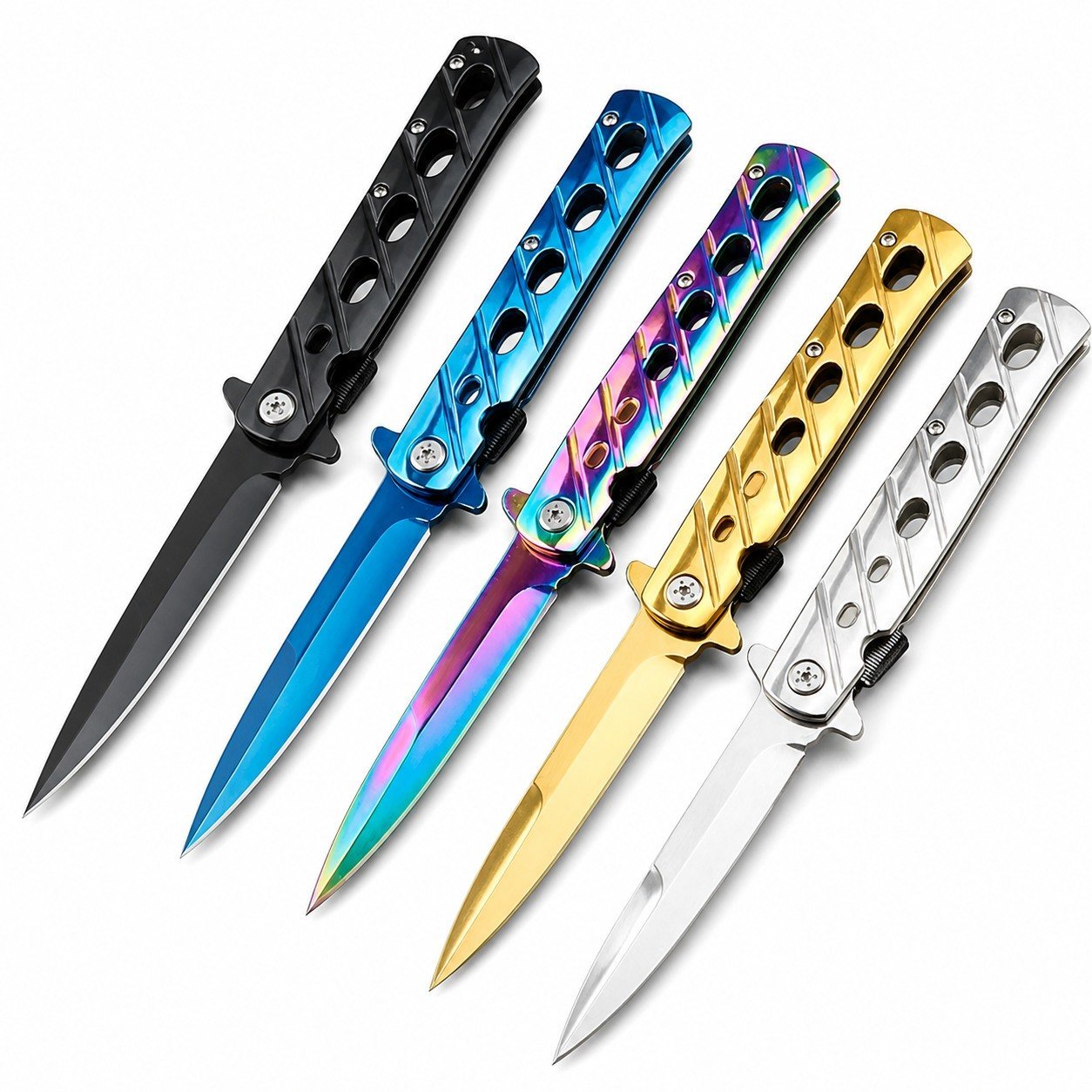 44558-main-white-clean Italian Stiletto Knife - Collector Finish 21