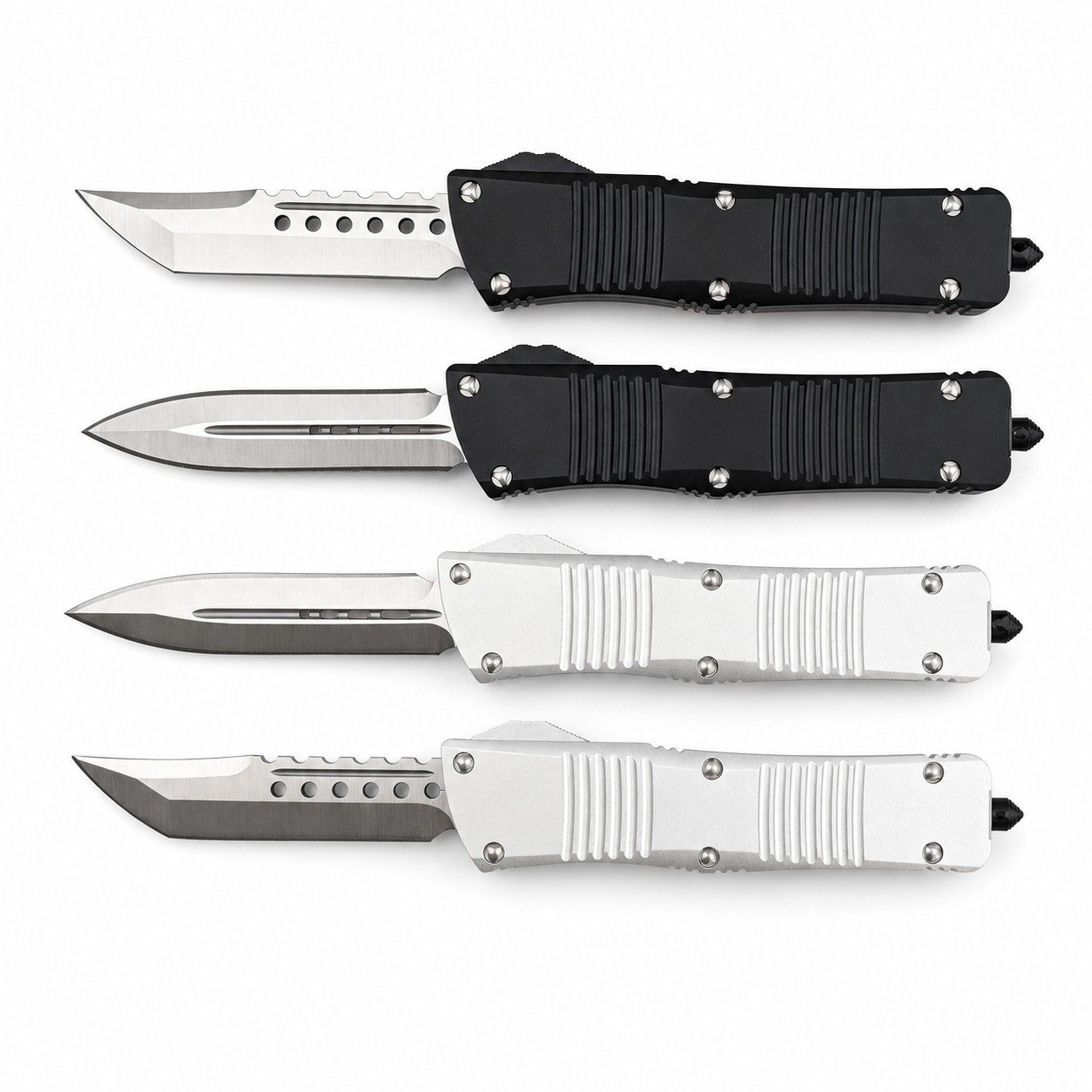 46526-main-white-clean.jpg Microtech Big Dragon Gen 2 OTF Knife with Dagger and Claw Logos
