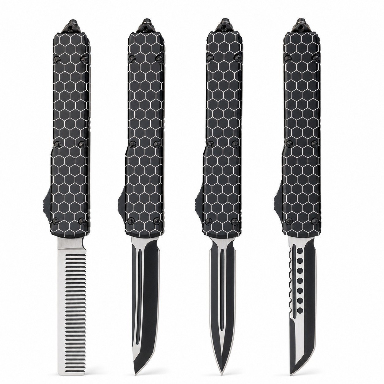 47100-main-white-clean.jpg Microtech UT Textured-Handle OTF Knife