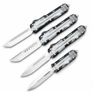 Microtech Transparent UT White Shell OTF Knife