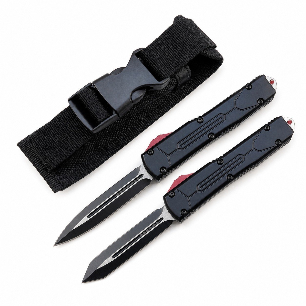 47656-main-white-clean-1.jpg Zinc-handle Microtech Bounty Hunter Black OTF Knife