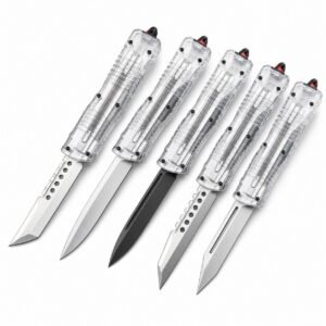 Microtech Fully Transparent Handle Dalong 2nd Generation OTF Knife