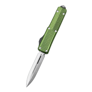 Vertical Pattern Handle OTF Knife