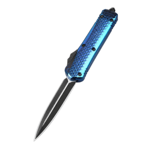 Zinc-handle, Snake God Scales Jump Straight Up OTF Knife