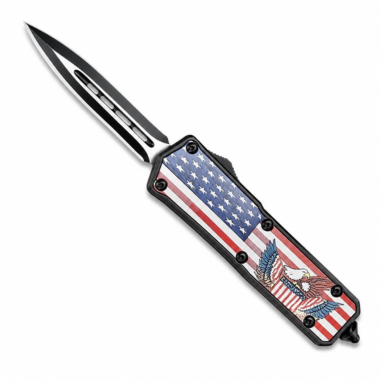 49605-main-white-clean.jpg The American Eagle Is Flying Straight Up OTF Knife