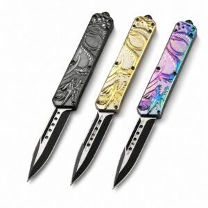 The Dragon Leapt Straight Up OTF Knife
