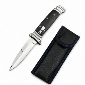 The New Version Of The Bouncy Fish Features Black Handle Side Jumps Switchblade