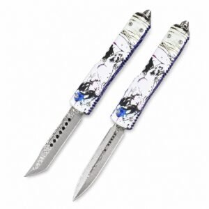 Microtech UT Geisha Damascus 💰388 Packs OTF Knife