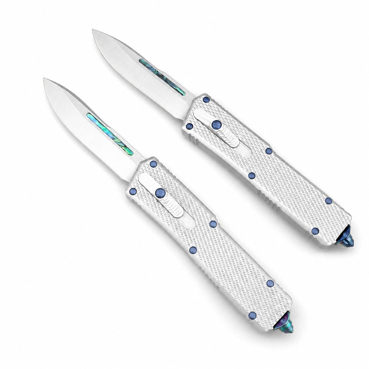 50220-main-white-clean.jpg CobraTec Direct-Jump Special Edition White Handle Droplet OTF Knife