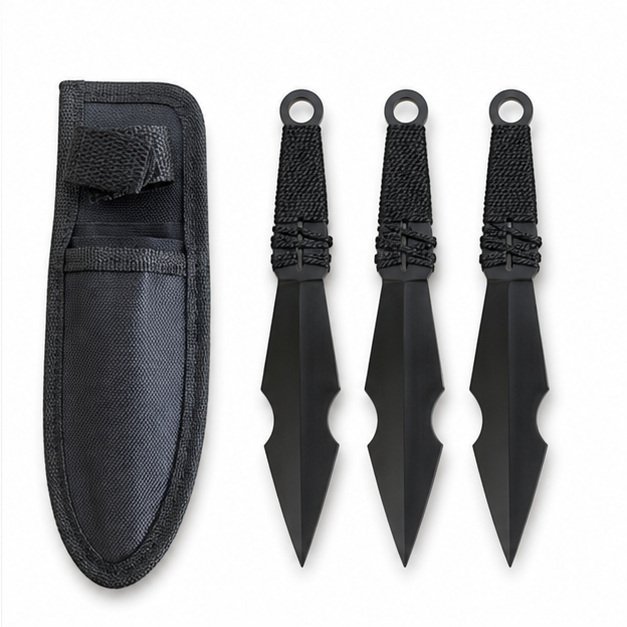 yf069-main-clean Practice Throwing Knife Set YF069 – 3-Piece, Black