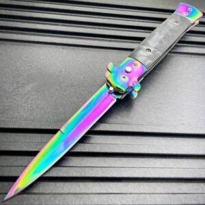 Classic Italian Stiletto Switchblade Knife – Automatic