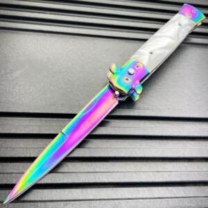 Classic Italian Stiletto Switchblade Knife – Automatic
