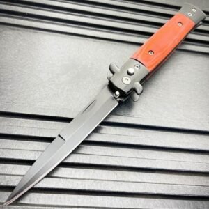Classic Italian Stiletto Switchblade Knife – Automatic