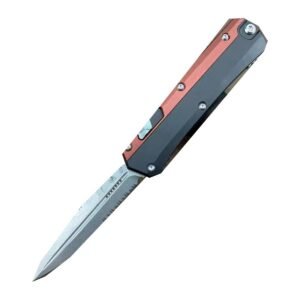 Snake God Double-Serrated OTF Knife