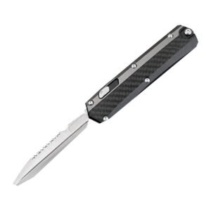 Snake God Double-Serrated OTF Knife