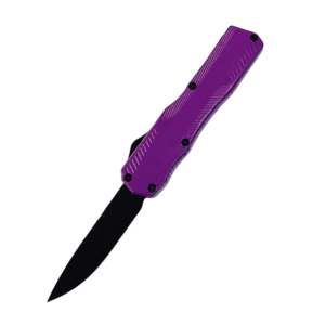 Plain Aluminum Handle OTF Switchblade Knife