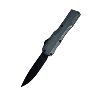 Plain Aluminum Handle OTF Switchblade Knife