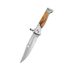AK47 bayonet spring knife with clip-on back clip (large)