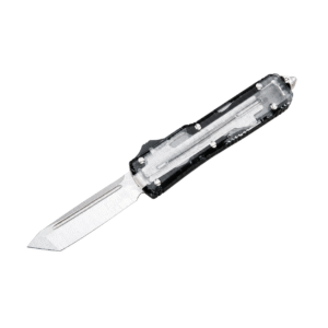Transparent White Shell OTF Knife