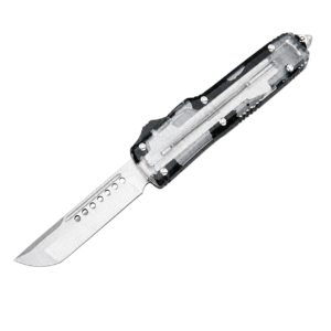 Transparent White Shell OTF Knife