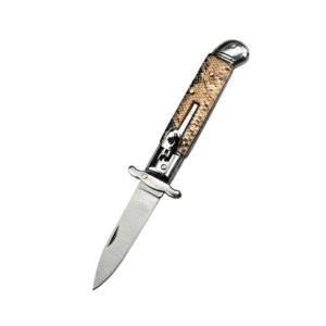 9-inch Flip-top Hand Guards With Curved Tail Side-Opening Switchblade