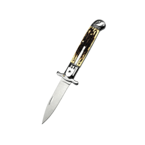 9-inch Flip-top Hand Guards With Curved Tail Side-Opening Switchblade