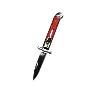 9-inch Flip-top Hand Guards With Curved Tail Side-Opening Switchblade