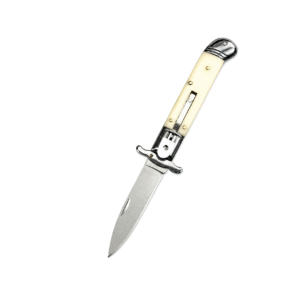 9-inch Flip-top Hand Guards With Curved Tail Side-Opening Switchblade