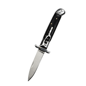 9-inch Flip-top Hand Guards With Curved Tail Side-Opening Switchblade