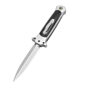 9-inch Vertical Jump Skull Handle Double-edged OTF Knife