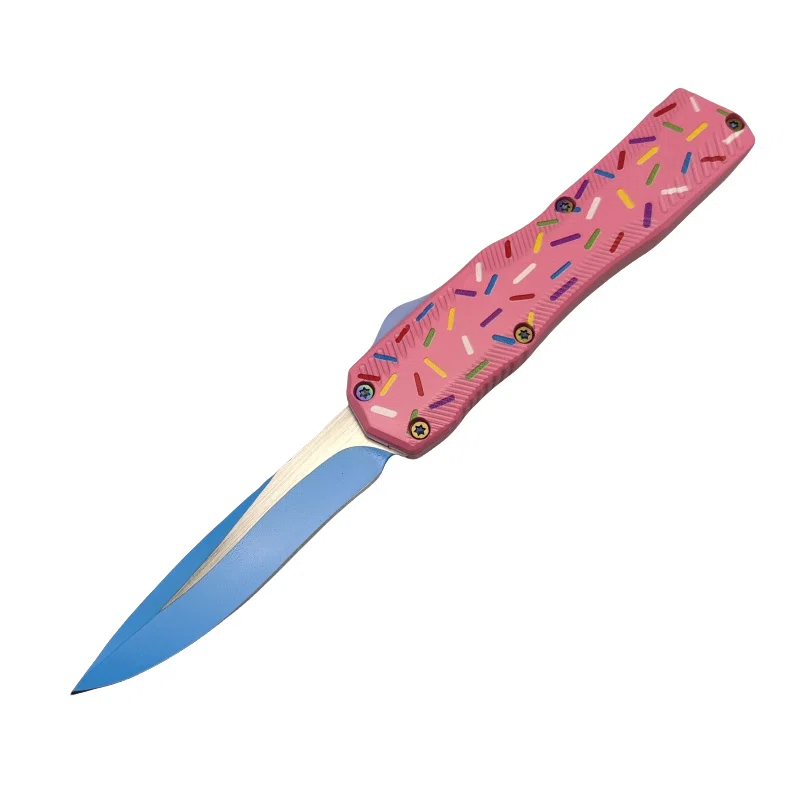 微信图片_20250428153139.webp New Pink Donut Switchblade OTF Knife